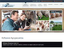 Tablet Screenshot of agropecuaria.inf.br