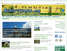 Tablet Screenshot of agropecuaria.org